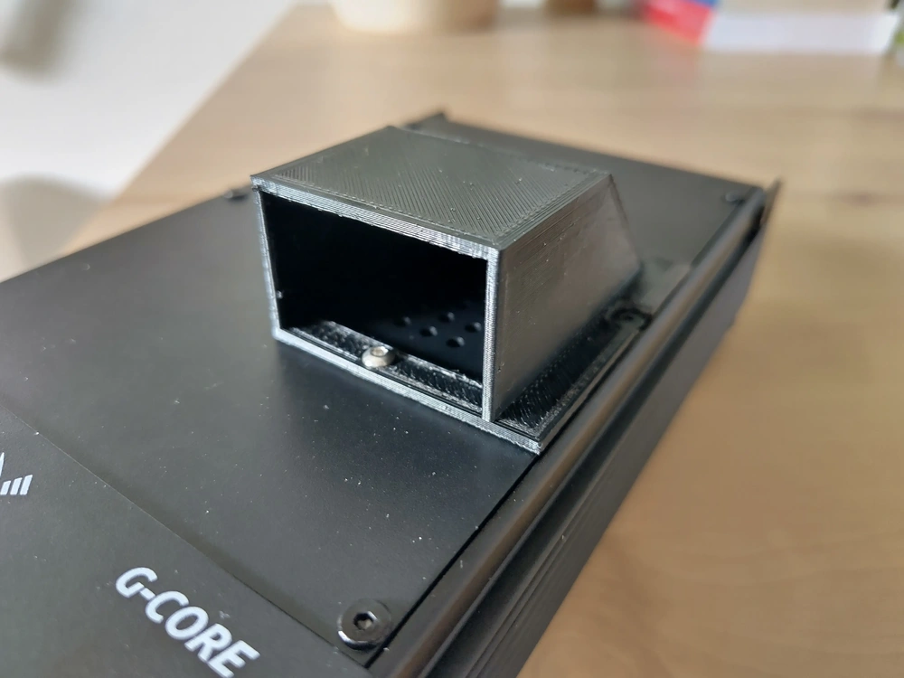 Xiegu G90 speaker deflector