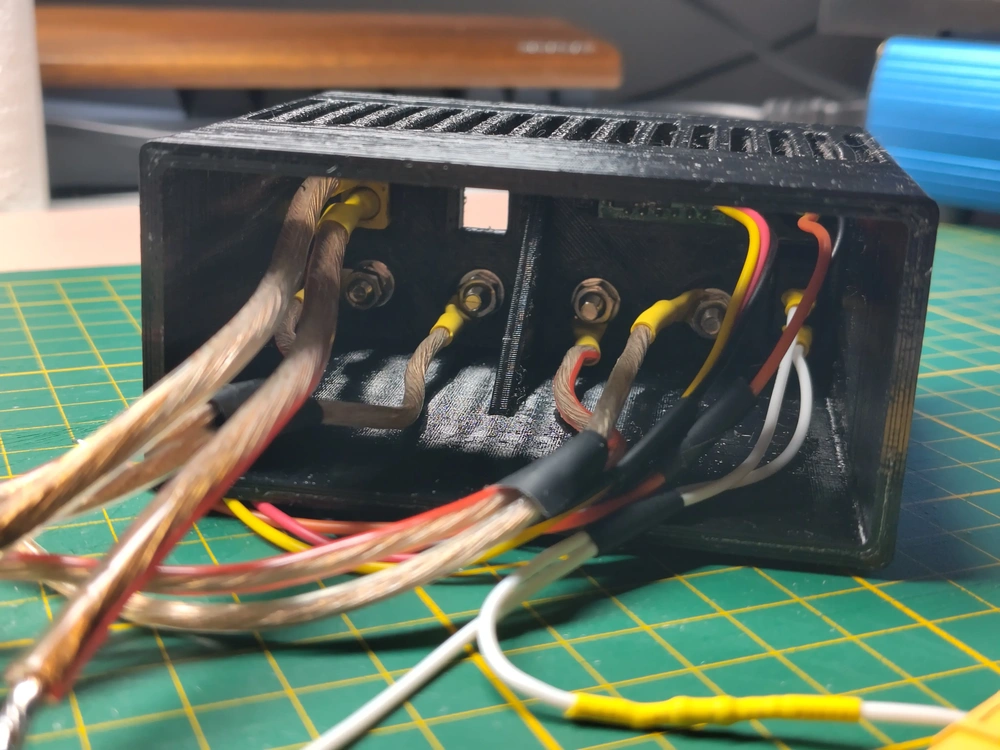 Work in progress on wiring my custom ham radio power supply