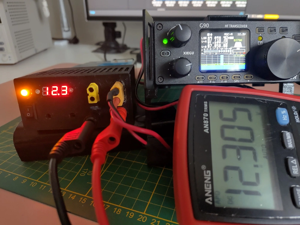 Testing my radio power supply