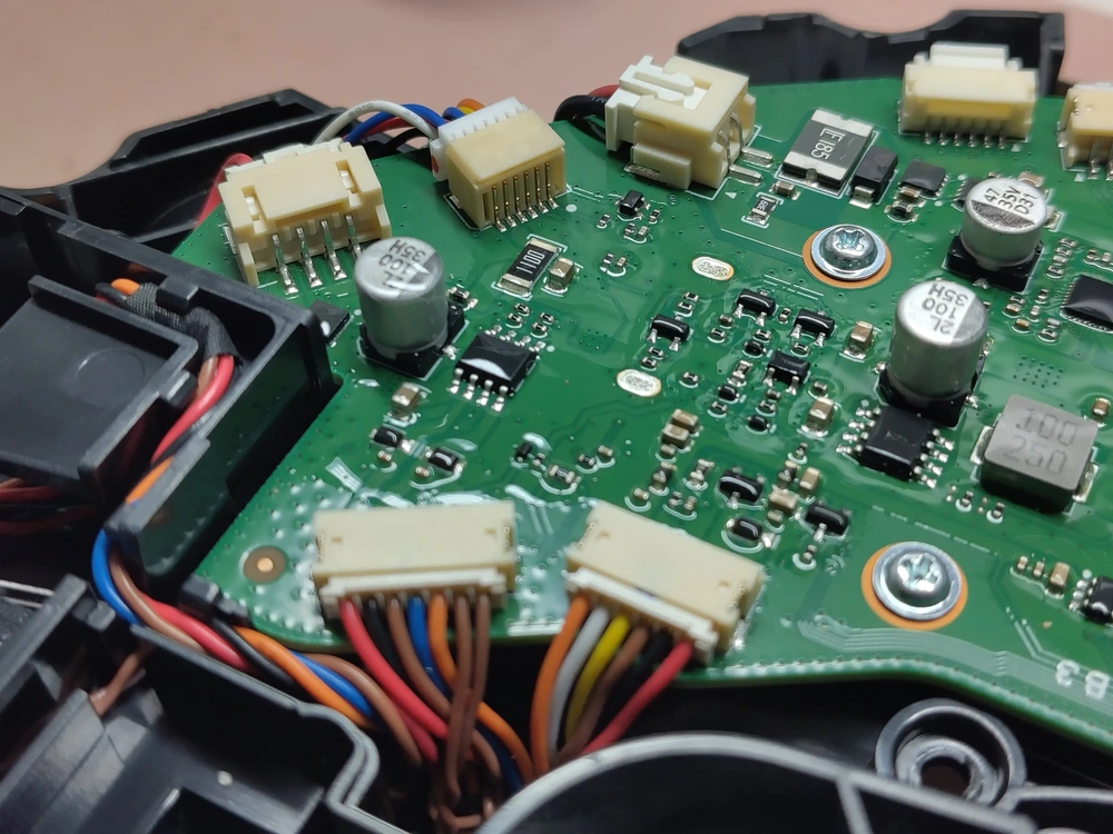 Top of the board, left-hand section