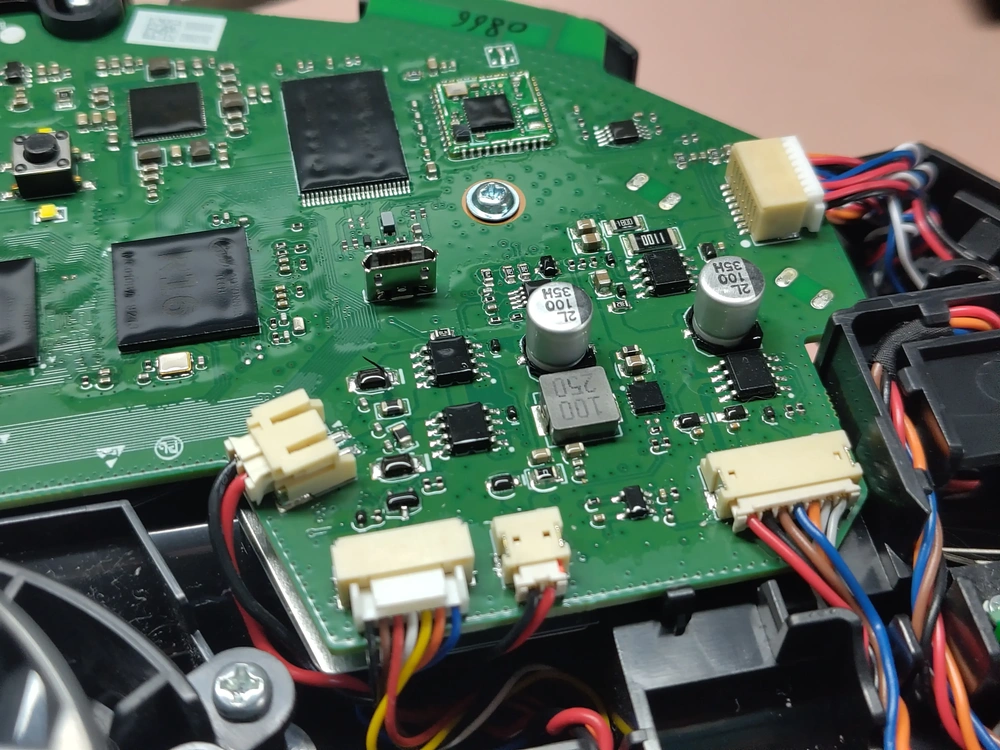 Top of the board, right-hand section